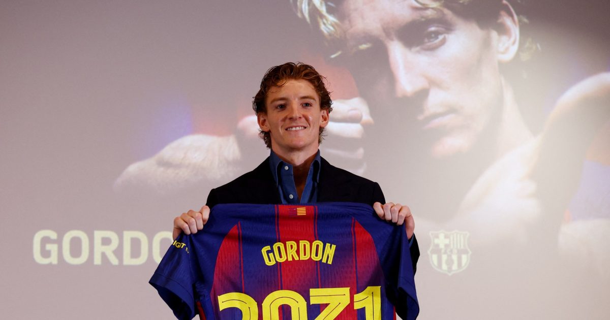 Barcelona sign England winger Anthony Gordon from Newcastle