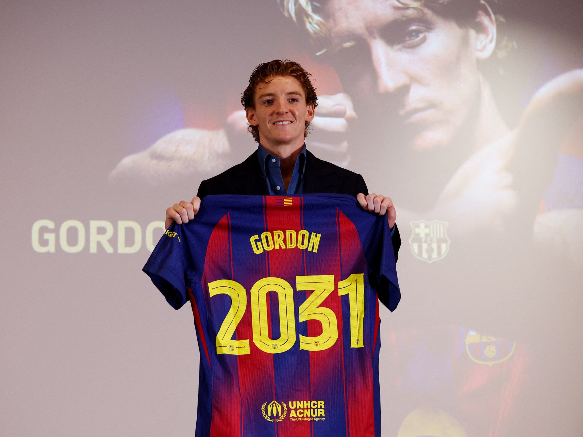 Barcelona sign England winger Anthony Gordon from Newcastle