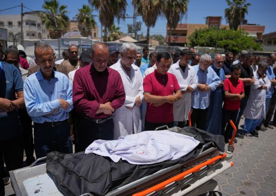 Two killed, including Palestinian doctor, in Israeli attacks on Gaza
