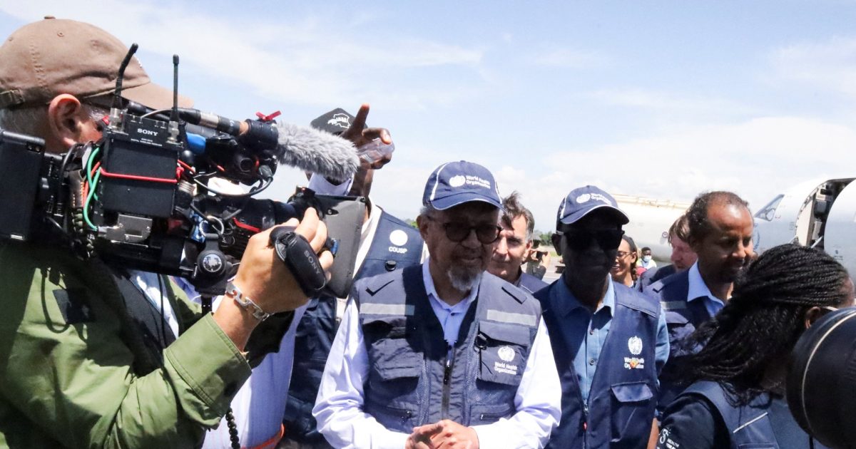 Confirmed Ebola cases nearly double in days as WHO chief visits DR Congo