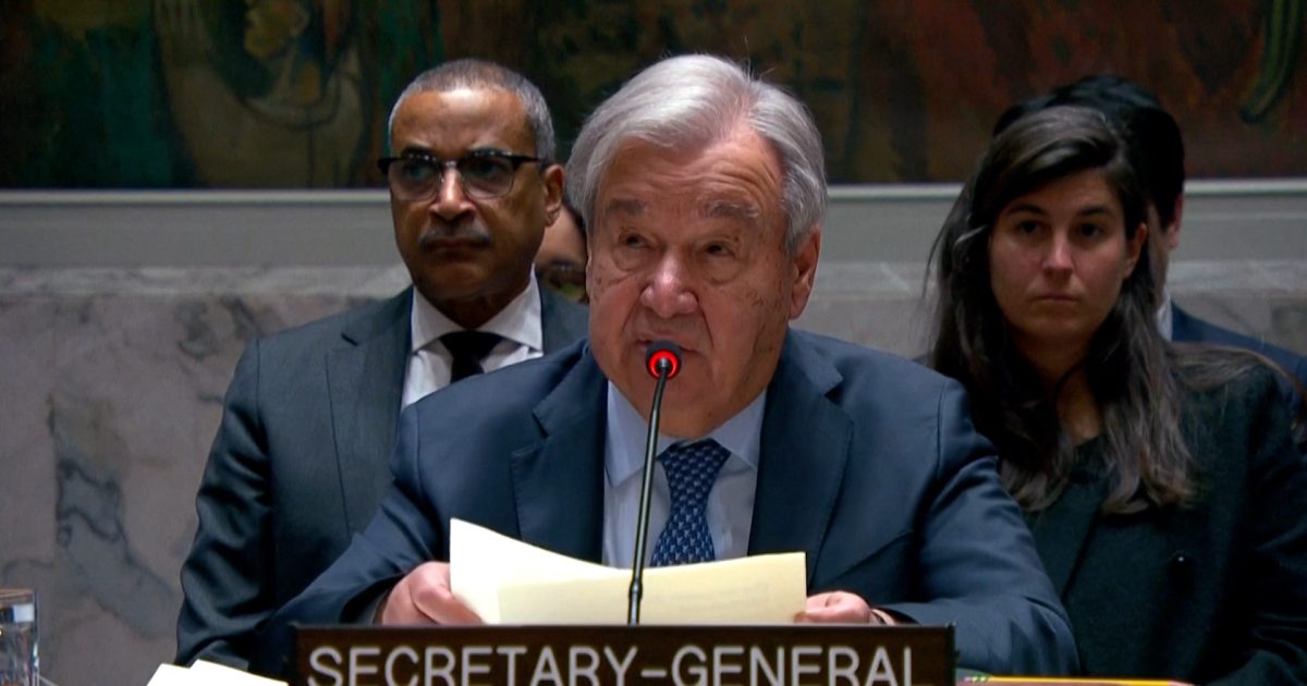UN chief ‘deeply concerned’ by Moscow plan for Kyiv strikes