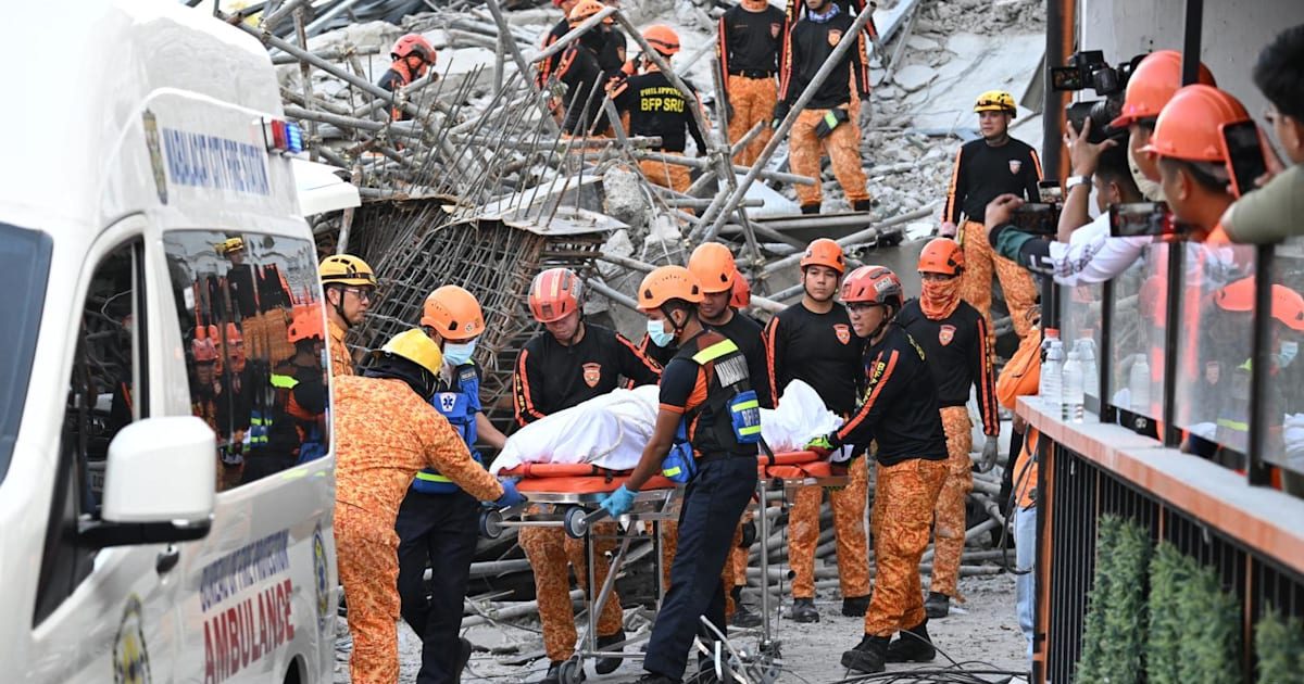 Malaysian man found dead, 20 still missing in Philippines building collapse