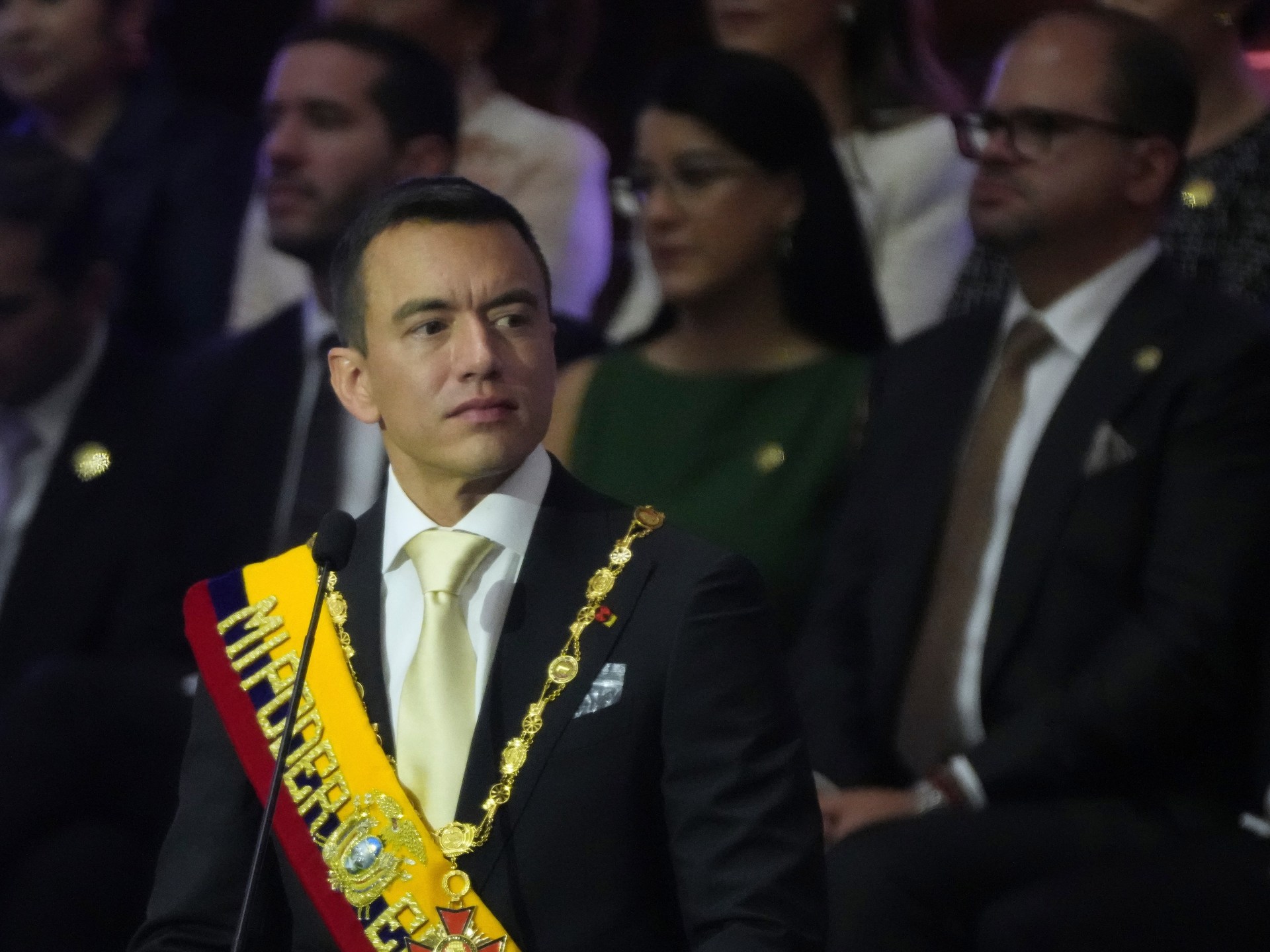 Ecuador’s Noboa pledges to extradite criminals in State of the Union speech